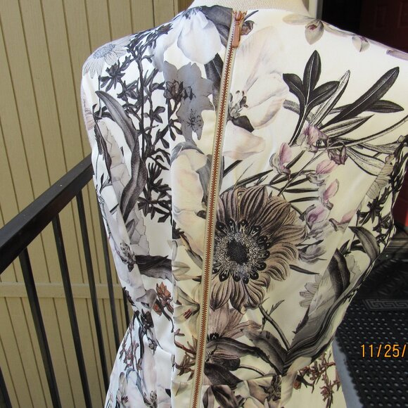 #616  NEW WOMAN'S FLORAL DRESS BY PHASE EIGHT  (SIZE 12US / 16UK) - Picture 3 of 4